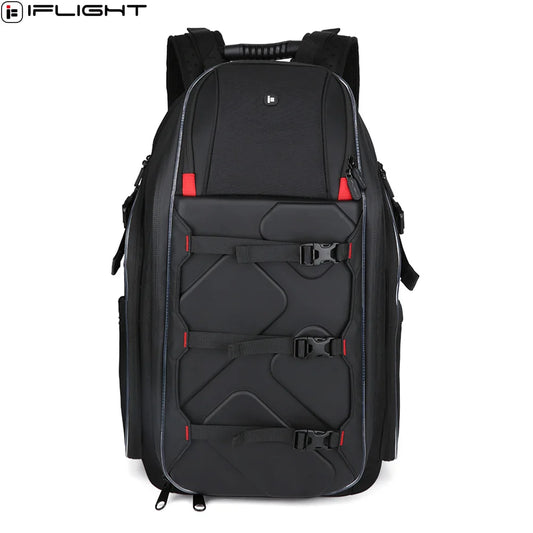 IFlight FPV Drone Backpack 530X340X260mm 33 Liter Volume Resizable Compartments Ntegrated RGB Light Strips for RC Aircraft Model