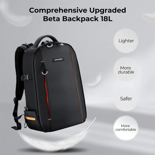 K&F Concept Professional Camera Backpack Photographers Large Waterproof Photography Camera Bag with Laptop Tripod Compartment