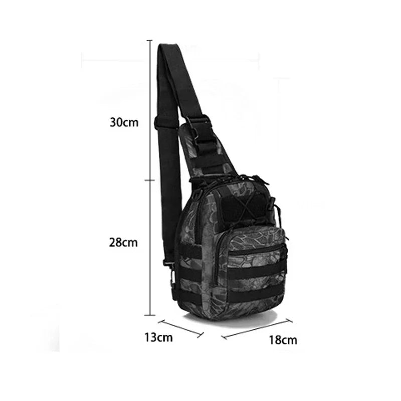 Travel Shoulder Bags Outdoor Hiking Backpack Men Chest Sling Bags Sports Molle Camping Hunting Fishing