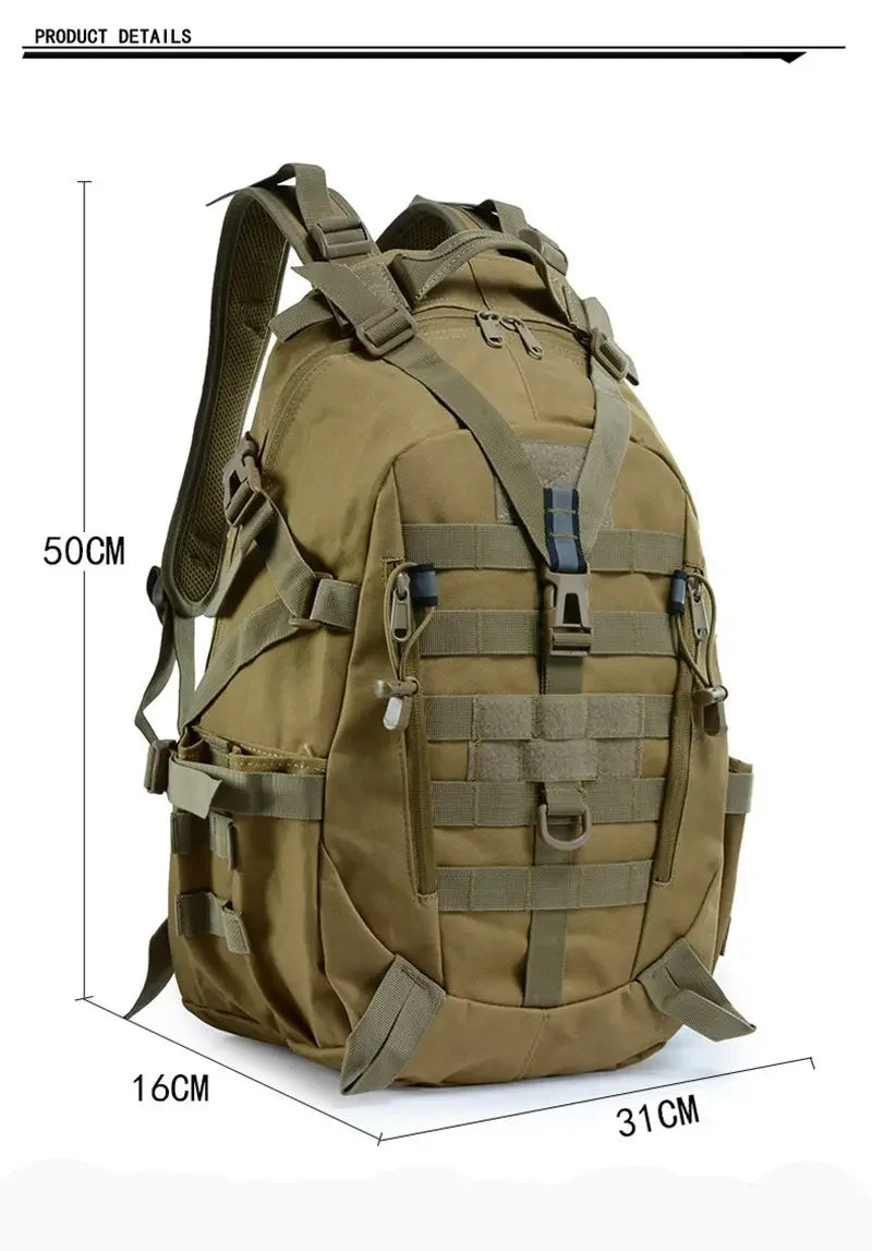 Outdoor Military Waterproof Molle Tactical Backpack Camping Hiking Sports Travel Backpack Fishing Military Hunting Equipment