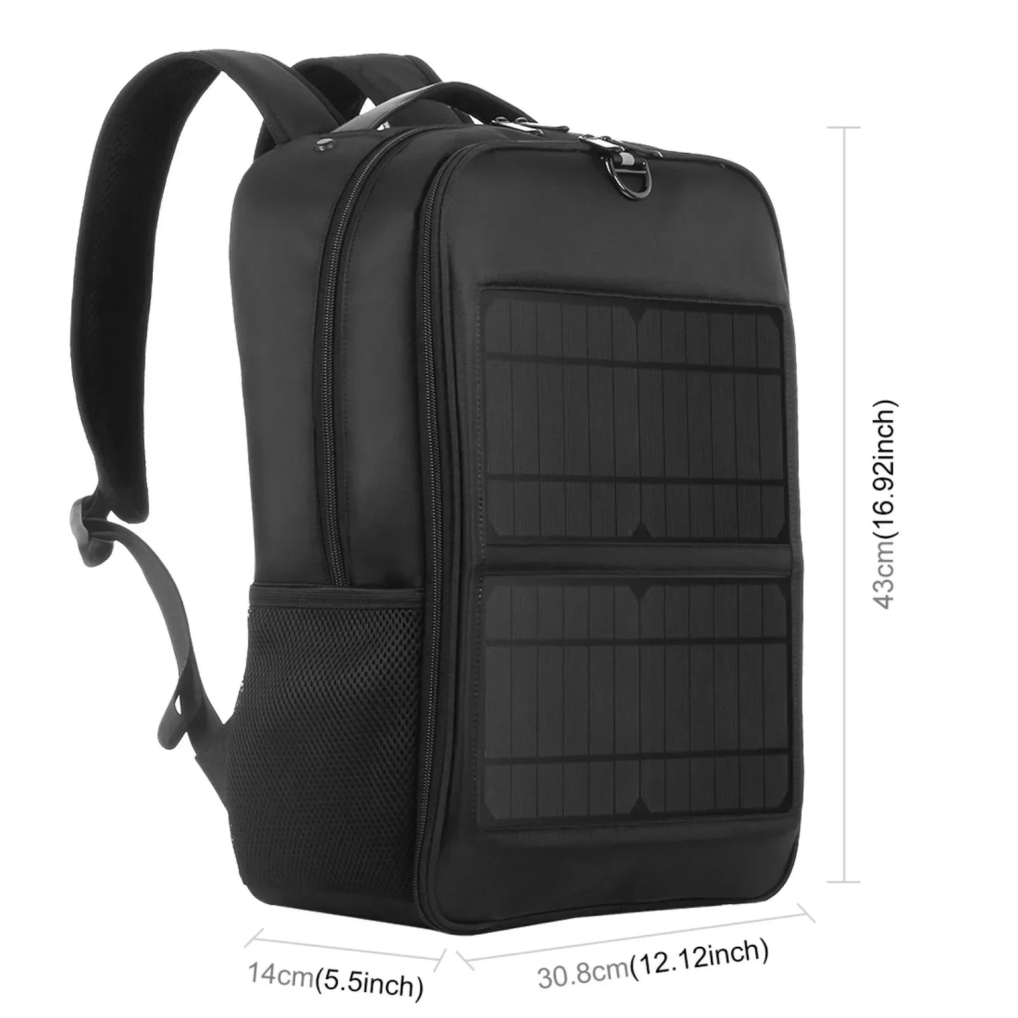 Men's Backpacks Solar Backpack USB Mobile Phone Charging Travel  Ryanair Luxury Bag 2024 Tactical Military Waterproof