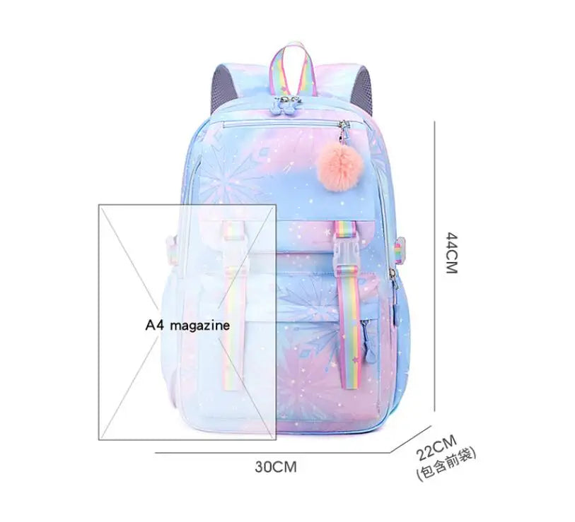 Lilo And Stitch Backpack for Women Anime Printed Bookbag Bag Student Teenager girl boy Children Knapsack Schoolbag Rucksack