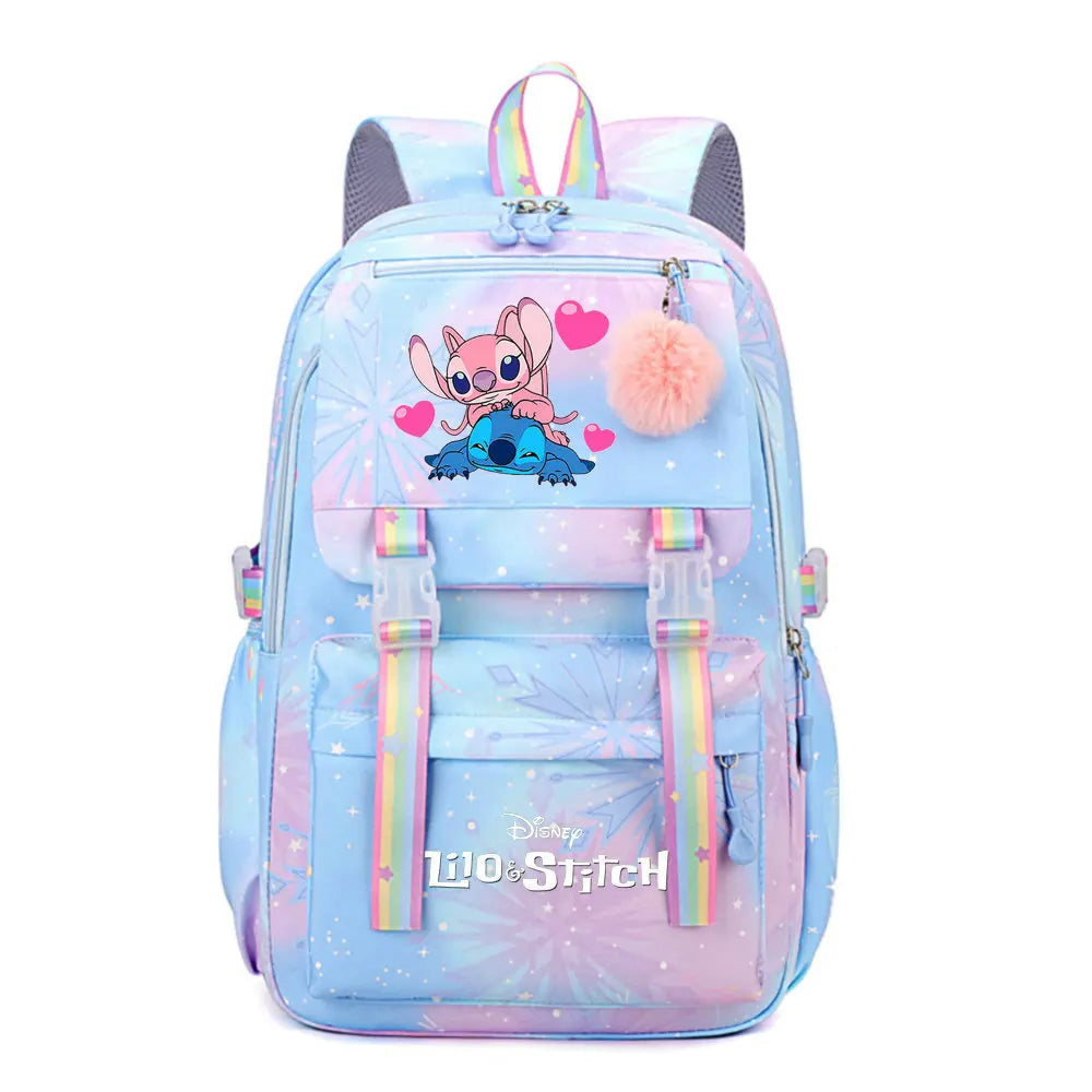 Lilo And Stitch Backpack for Women Anime Printed Bookbag Bag Student Teenager girl boy Children Knapsack Schoolbag Rucksack